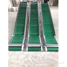 PU straight belt conveyor belt conveying system